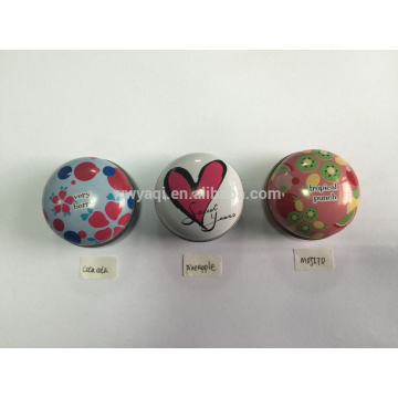 Wholesale High Quality 15g Round Iron Tin Lip Balm Different Favor